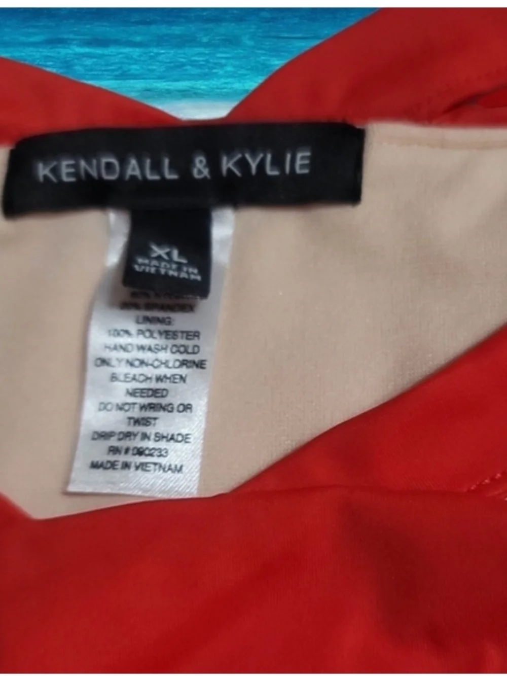 Kendall & Kylie Red Low-Rise Bikini Bottom